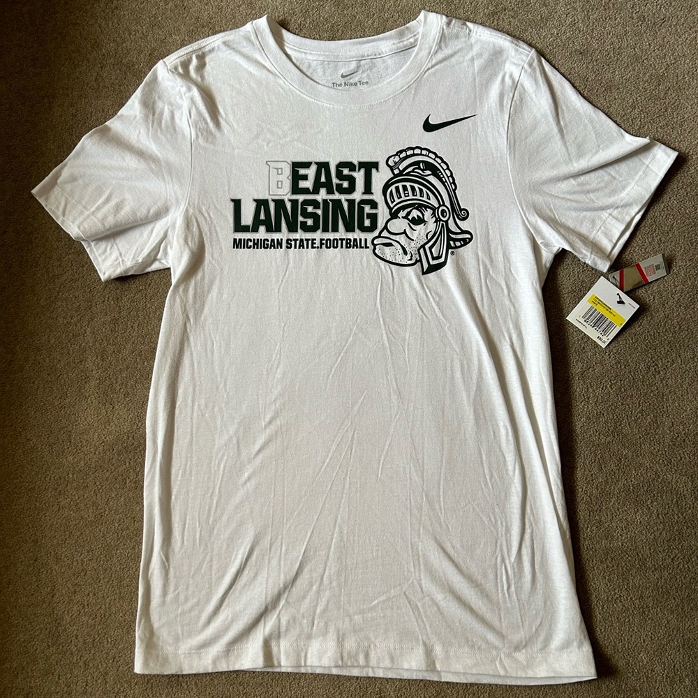 Brand New: Men’s Nike Michigan State Football T Shirt